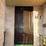 Entry door installation